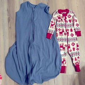 Yoofoos baby sleep Sack XL and Hanna Anderson pijama 12-18 months